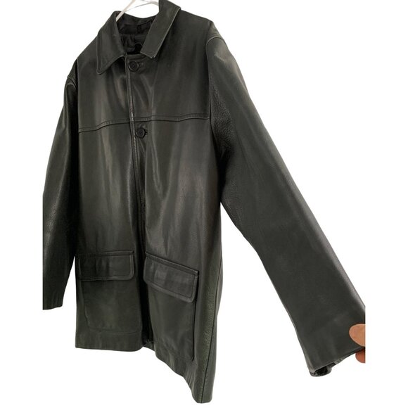 Coach Black Leather Jacket - Picture 9 of 11